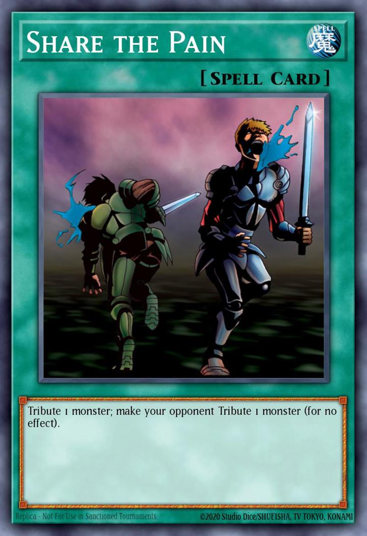 Share the Pain Single: Yu-Gi-Oh! Speed Duel: Trials of the Kingdom Einzelkarte