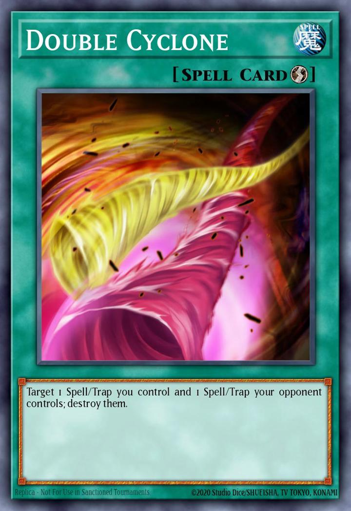 Double Cyclone Single: Yu-Gi-Oh! Speed Duel: Trials of the Kingdom Einzelkarte