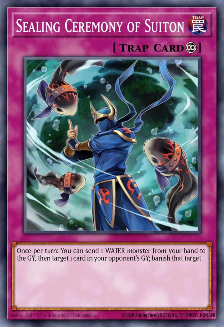 Sealing Ceremony of Suiton Single: Yu-Gi-Oh! Speed Duel: Trials of the Kingdom Einzelkarte