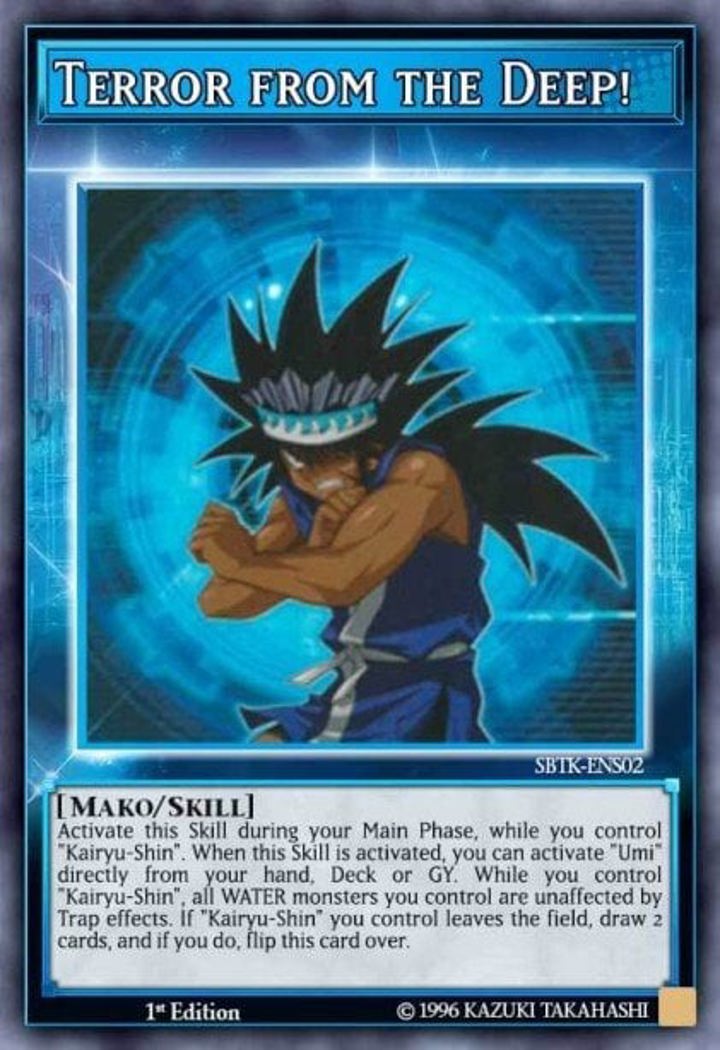 Terror from the Deep! (Skill) (V.1 - Super Rare) Single: Yu-Gi-Oh! Speed Duel: Trials of the Kingdom Einzelkarte