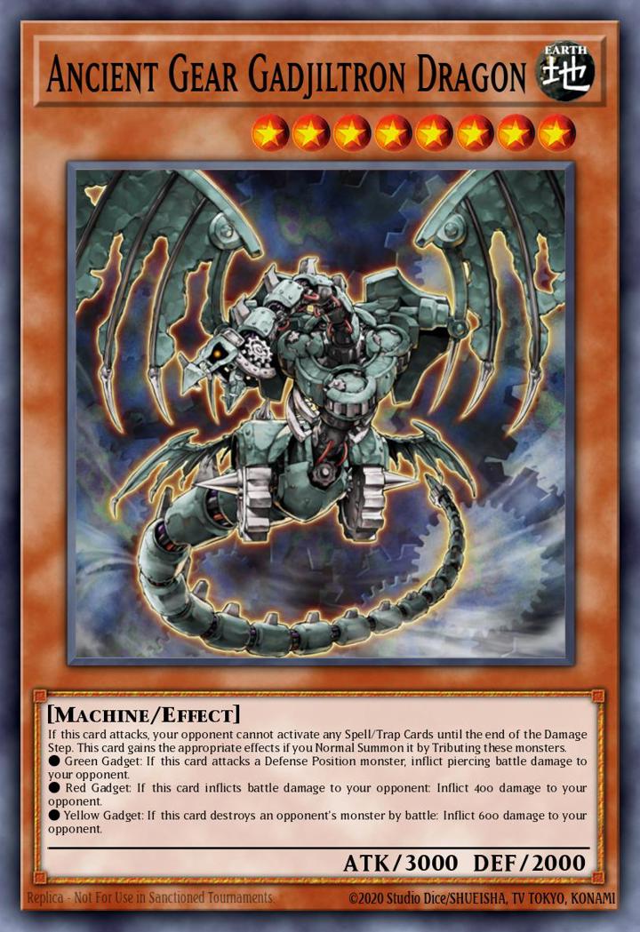 Ancient Gear Gadjiltron Dragon (V.1 - Ultra Rare) Single: Yu-Gi-Oh! Structure Deck: Machine Re-Volt Einzelkarte