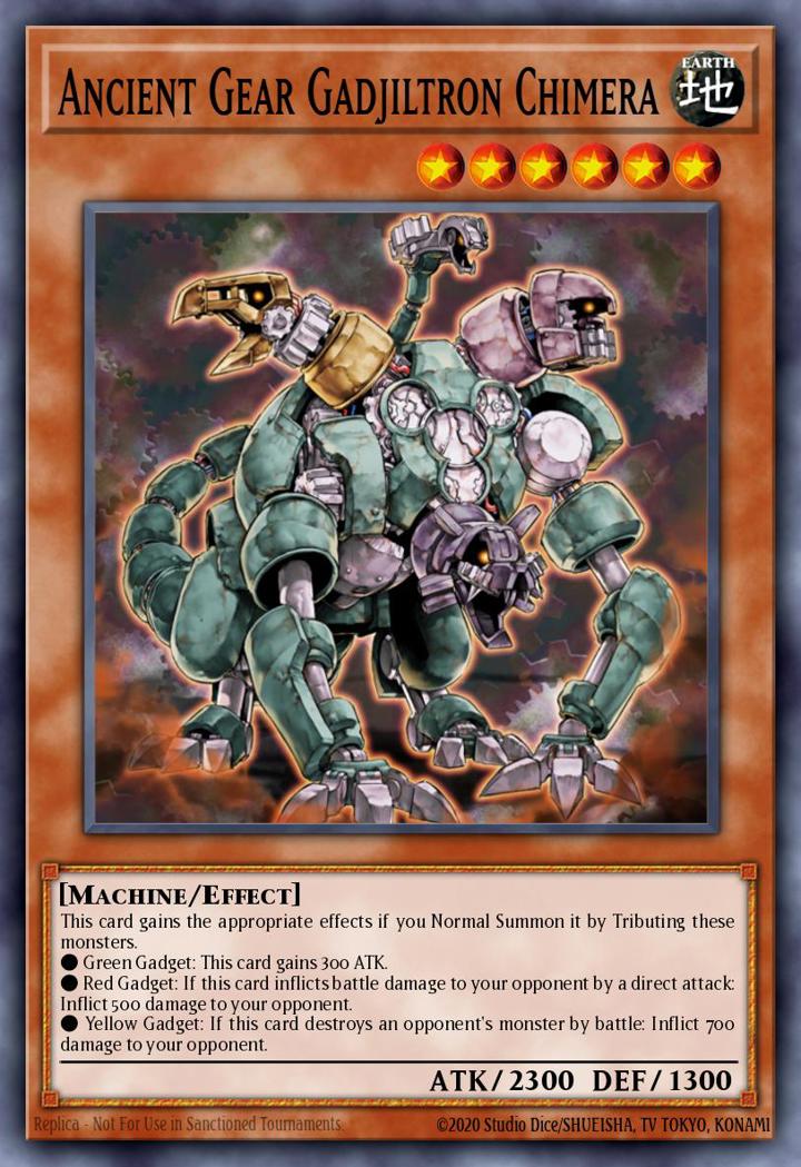 Ancient Gear Gadjiltron Chimera Single: Yu-Gi-Oh! Structure Deck: Machine Re-Volt Einzelkarte