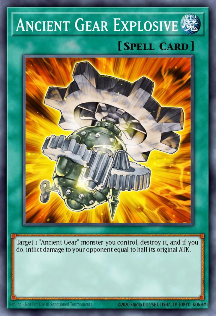 Ancient Gear Explosive Single: Yu-Gi-Oh! Structure Deck: Machine Re-Volt Einzelkarte