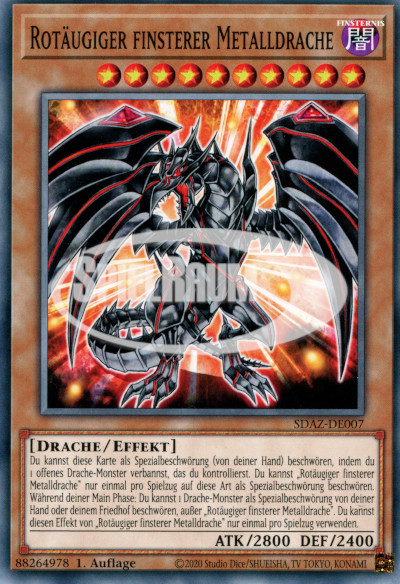 Red-Eyes Darkness Metal Dragon