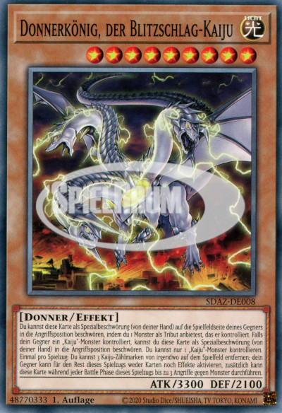 Thunder King, the Lightningstrike Kaiju