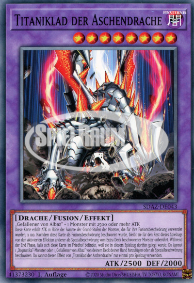Titaniklad the Ash Dragon