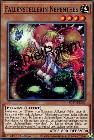 Traptrix Nepenthes Single: Yu-Gi-Oh! Structure Deck: Beware of Traptrix Einzelkarte
