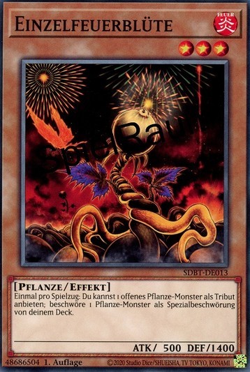 Lonefire Blossom Single: Yu-Gi-Oh! Structure Deck: Beware of Traptrix Einzelkarte