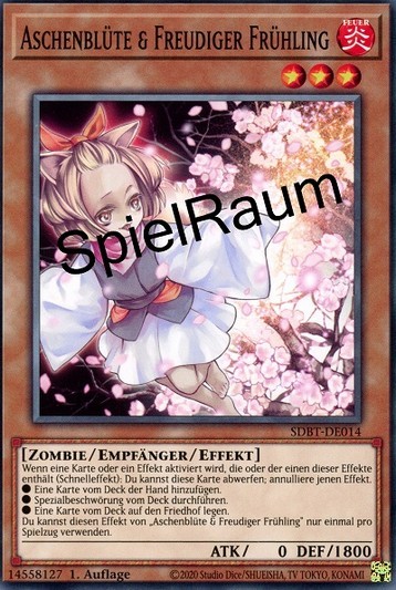 Ash Blossom & Joyous Spring Single: Yu-Gi-Oh! Structure Deck: Beware of Traptrix Einzelkarte