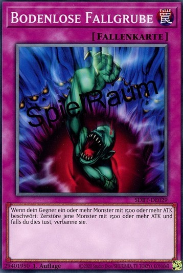 Bottomless Trap Hole Single: Yu-Gi-Oh! Structure Deck: Beware of Traptrix Einzelkarte