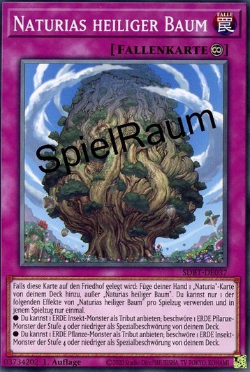 Naturia Sacred Tree Single: Yu-Gi-Oh! Structure Deck: Beware of Traptrix Einzelkarte