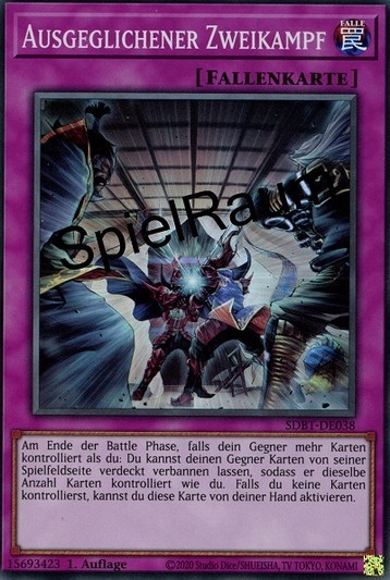Evenly Matched Single: Yu-Gi-Oh! Structure Deck: Beware of Traptrix Einzelkarte