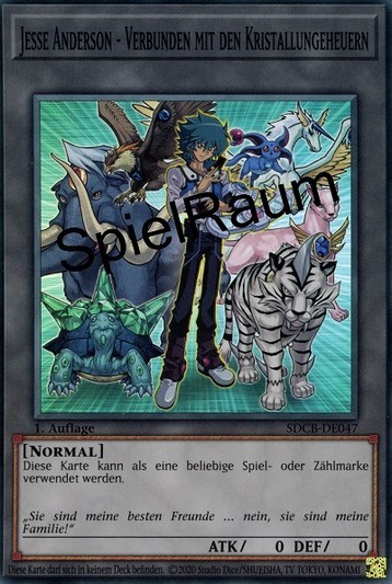 Jesse Anderson - Bonder with the Crystal Beasts Single: Yu-Gi-Oh! Structure Deck: Legend of the Crystal Beasts Einzelkarte