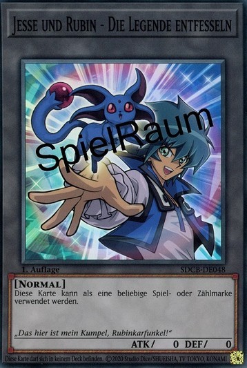 Jesse and Ruby - Unleashing the Legend Single: Yu-Gi-Oh! Structure Deck: Legend of the Crystal Beasts Einzelkarte