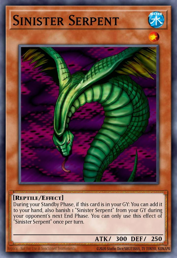 Sinister Serpent Single: Yu-Gi-Oh! Stairway to the Destined Duel Einzelkarte