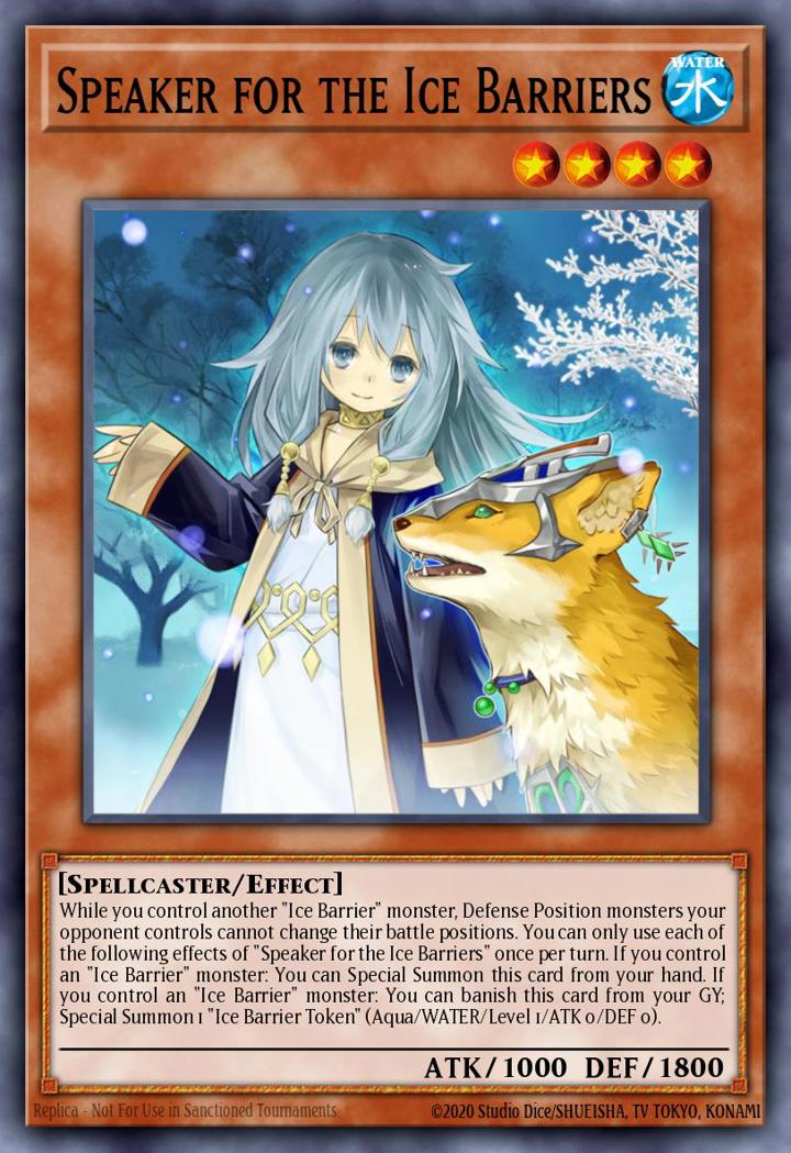 Speaker for the Ice Barriers Single: Yu-Gi-Oh! Structure Deck: Freezing Chains Einzelkarte