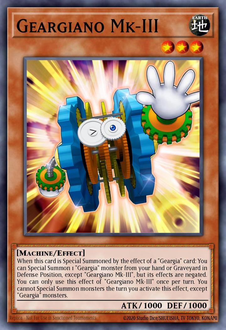 Geargiano Mk-III Single: Yu-Gi-Oh! Structure Deck: Geargia Rampage Einzelkarte