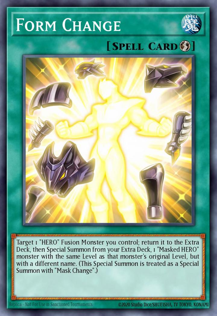 Form Change Single: Yu-Gi-Oh! Structure Deck: HERO Strike Einzelkarte