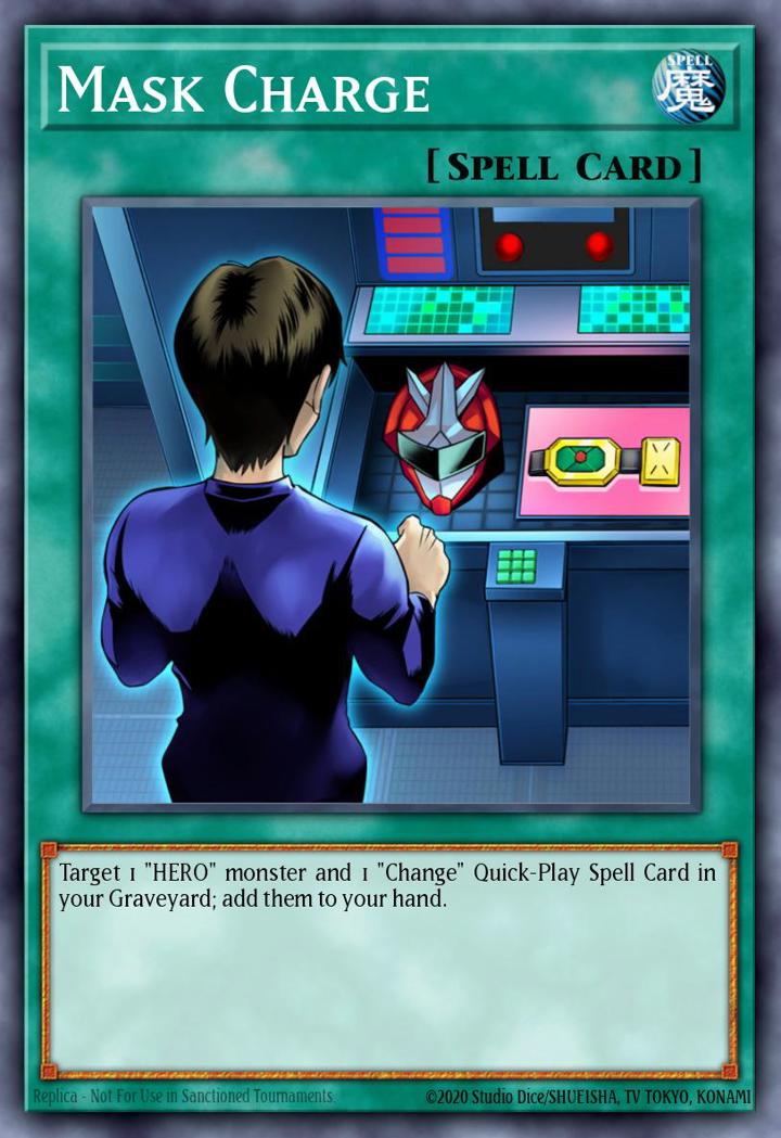 Mask Charge Single: Yu-Gi-Oh! Structure Deck: HERO Strike Einzelkarte
