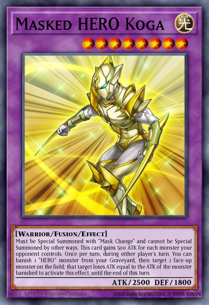Masked HERO Koga Single: Yu-Gi-Oh! Structure Deck: HERO Strike Einzelkarte