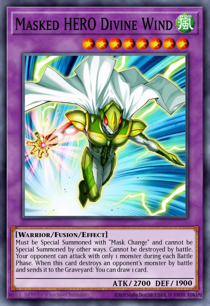Masked HERO Divine Wind Single: Yu-Gi-Oh! Structure Deck: HERO Strike Einzelkarte