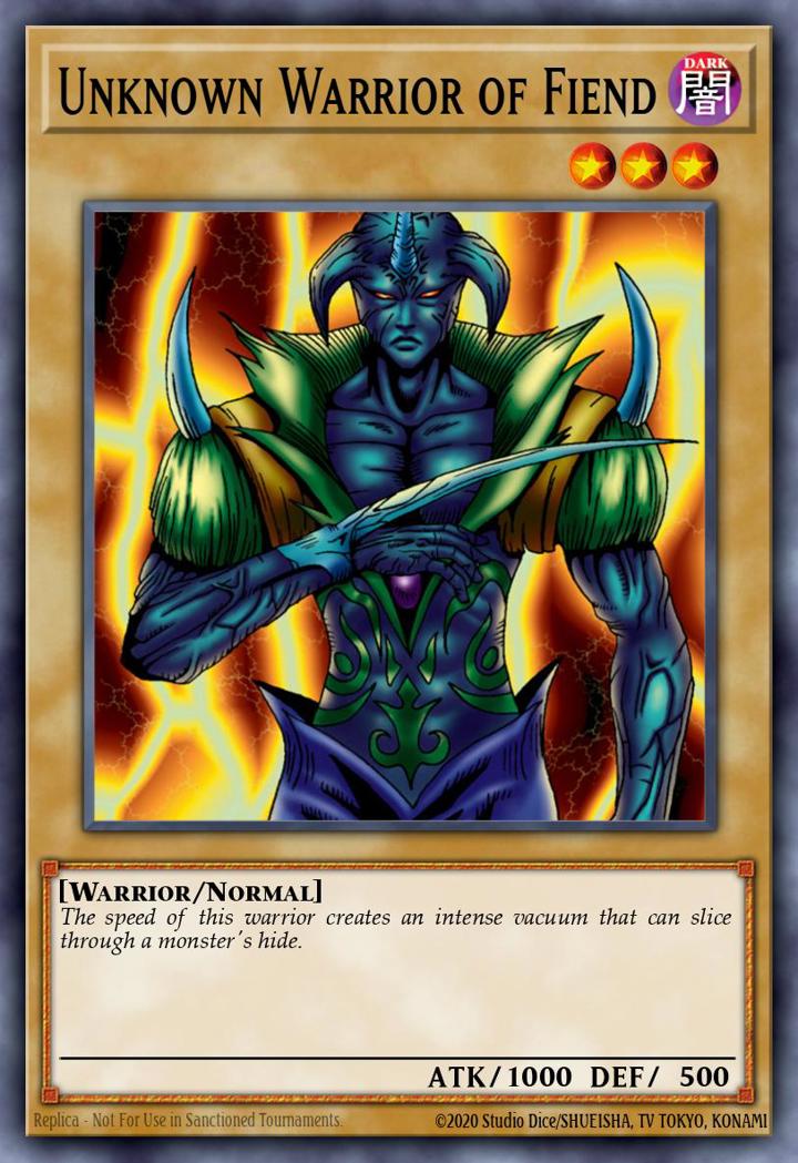 Unknown Warrior of Fiend (V.3 - Common)
