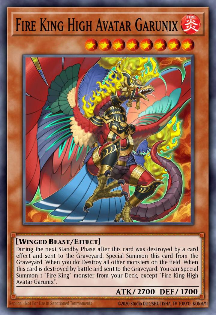 Fire King High Avatar Garunix Single: Yu-Gi-Oh! Structure Deck: Onslaught of the Fire Kings Einzelkarte