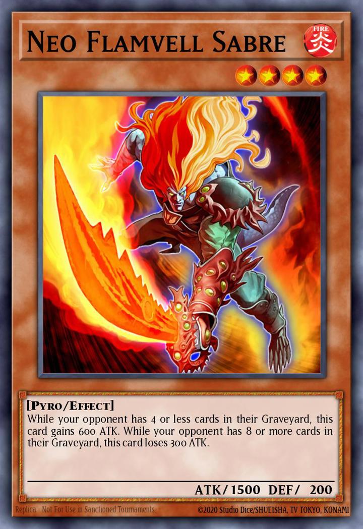 Neo Flamvell Sabre Single: Yu-Gi-Oh! Structure Deck: Onslaught of the Fire Kings Einzelkarte