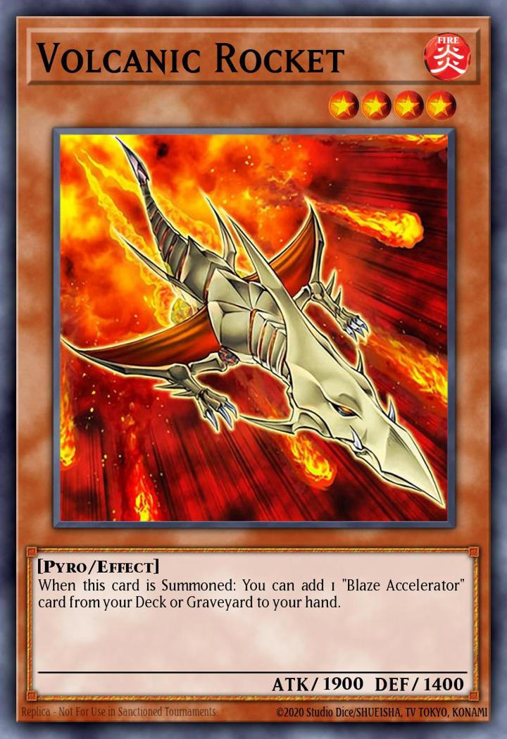 Volcanic Rocket Single: Yu-Gi-Oh! Structure Deck: Onslaught of the Fire Kings Einzelkarte