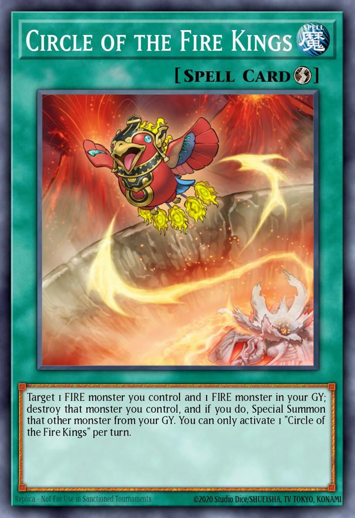 Circle of the Fire Kings Single: Yu-Gi-Oh! Structure Deck: Onslaught of the Fire Kings Einzelkarte
