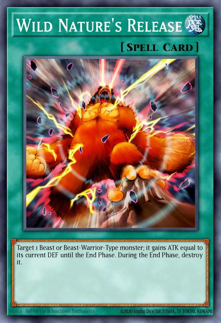 Wild Nature's Release Single: Yu-Gi-Oh! Structure Deck: Onslaught of the Fire Kings Einzelkarte