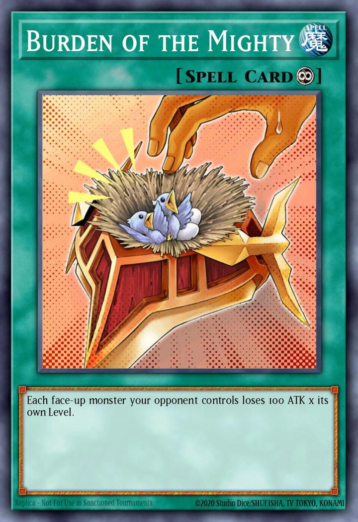 Burden of the Mighty Single: Yu-Gi-Oh! Structure Deck: Onslaught of the Fire Kings Einzelkarte