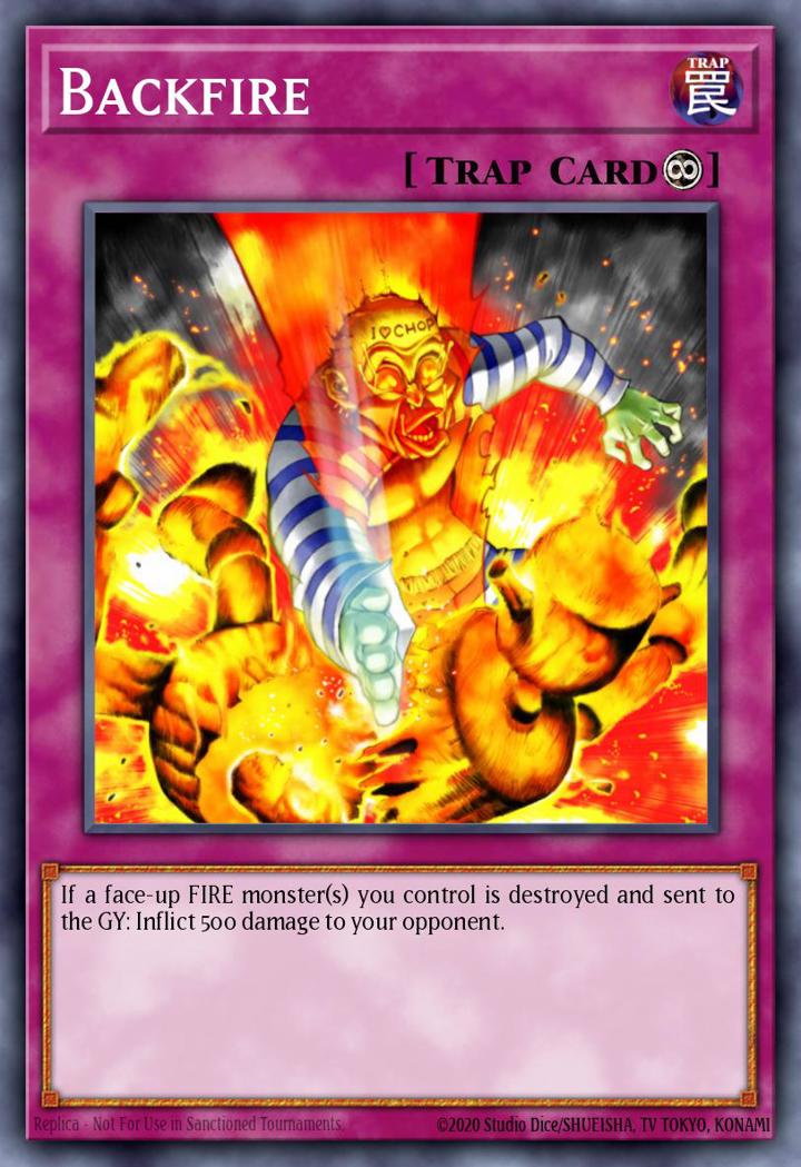 Backfire Single: Yu-Gi-Oh! Structure Deck: Onslaught of the Fire Kings Einzelkarte