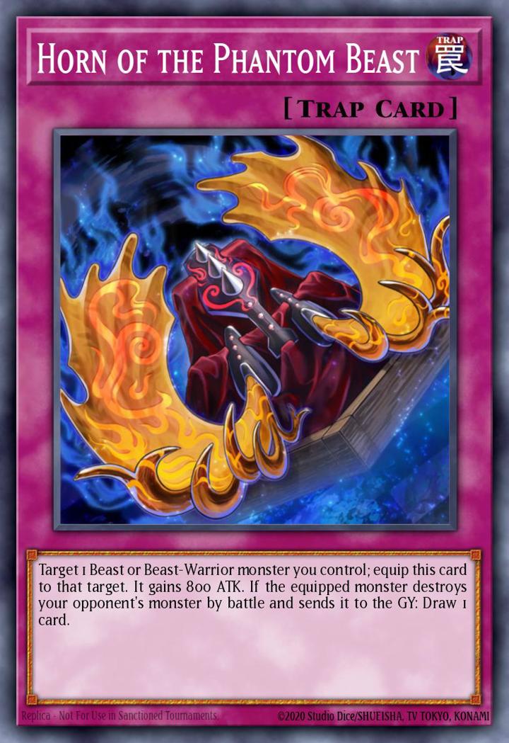 Horn of the Phantom Beast Single: Yu-Gi-Oh! Structure Deck: Onslaught of the Fire Kings Einzelkarte