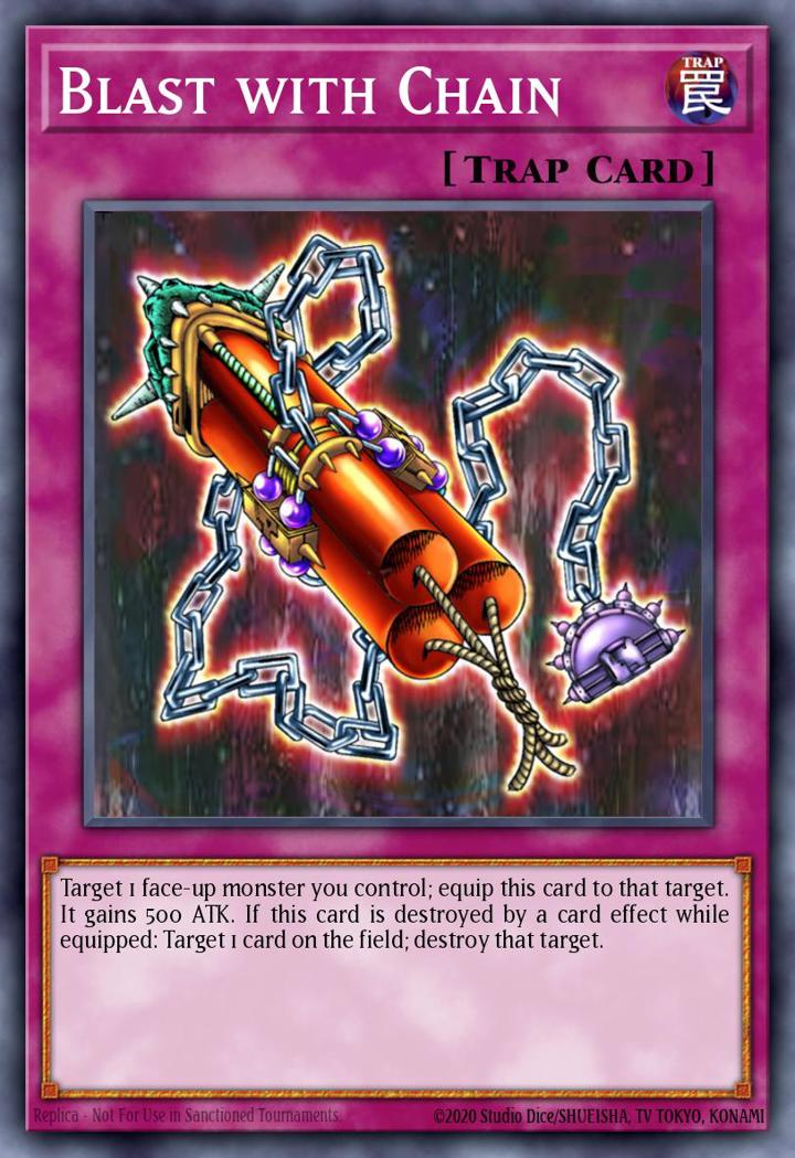 Blast with Chain Single: Yu-Gi-Oh! Structure Deck: Onslaught of the Fire Kings Einzelkarte