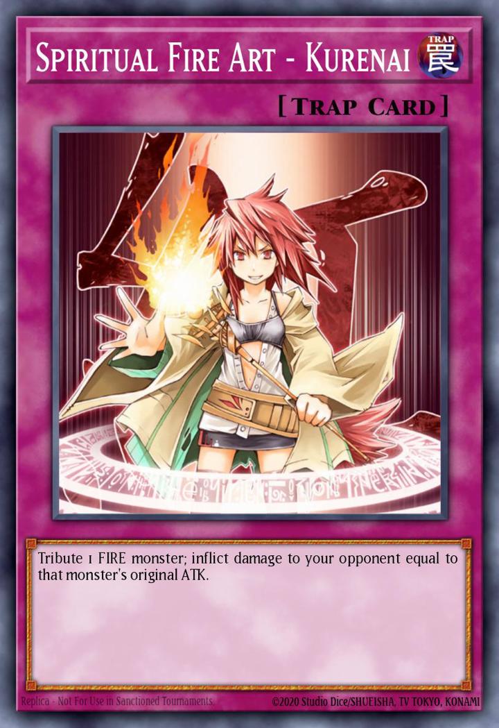 Spiritual Fire Art - Kurenai Single: Yu-Gi-Oh! Structure Deck: Onslaught of the Fire Kings Einzelkarte
