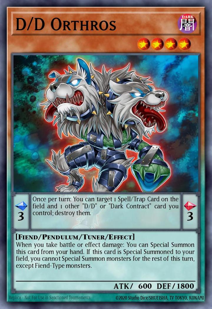 D/D Orthros Single: Yu-Gi-Oh! Structure Deck: Pendulum Domination Einzelkarte