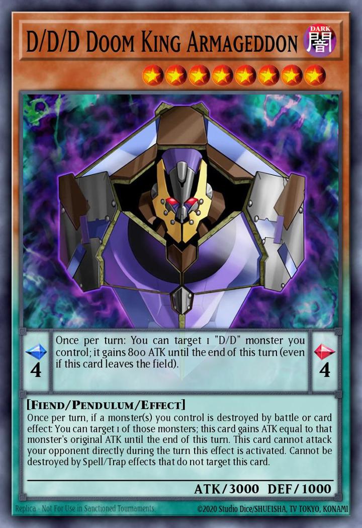 D/D/D Doom King Armageddon Single: Yu-Gi-Oh! Structure Deck: Pendulum Domination Einzelkarte