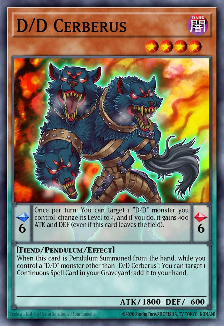 D/D Cerberus Single: Yu-Gi-Oh! Structure Deck: Pendulum Domination Einzelkarte