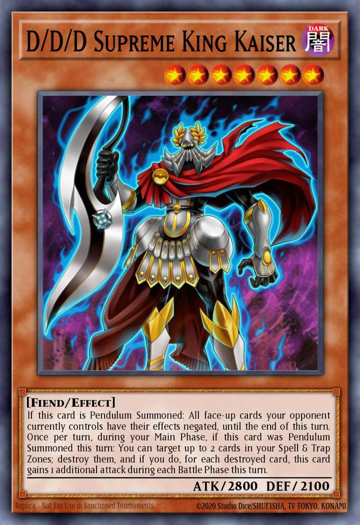 D/D/D Supreme King Kaiser Single: Yu-Gi-Oh! Structure Deck: Pendulum Domination Einzelkarte