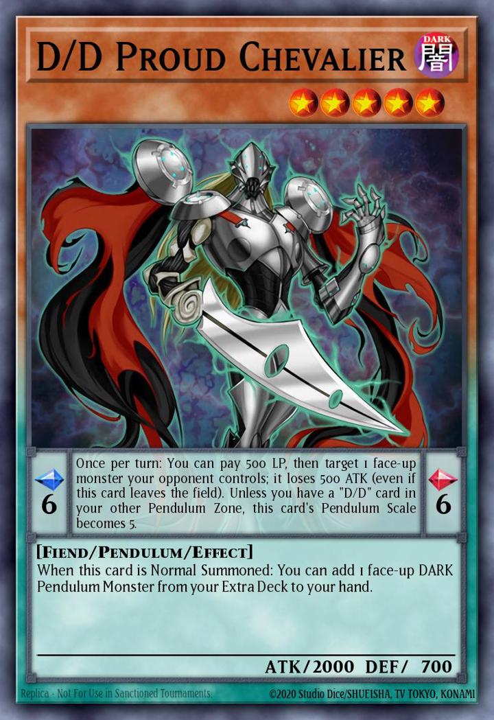 D/D Proud Chevalier Single: Yu-Gi-Oh! Structure Deck: Pendulum Domination Einzelkarte