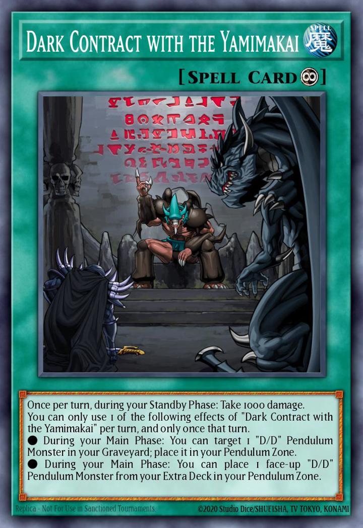 Dark Contract with the Yamimakai Single: Yu-Gi-Oh! Structure Deck: Pendulum Domination Einzelkarte