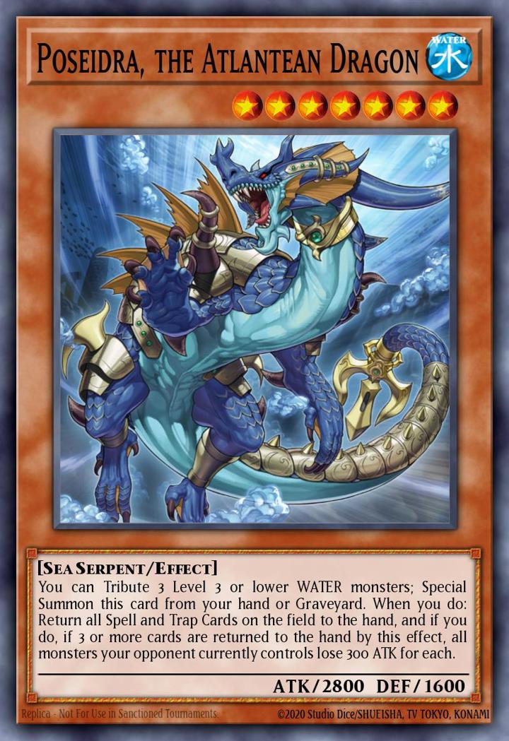 Poseidra, the Atlantean Dragon (V.1 - Ultra Rare)