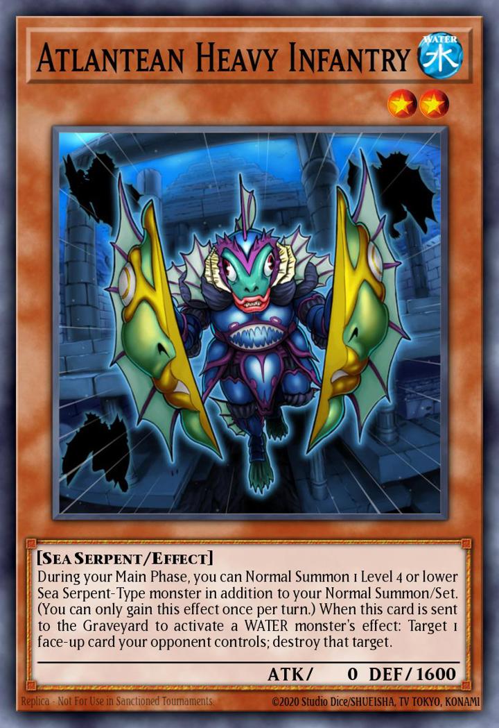 Atlantean Heavy Infantry Single: Yu-Gi-Oh! Structure Deck: Realm of the Sea Emperor Einzelkarte