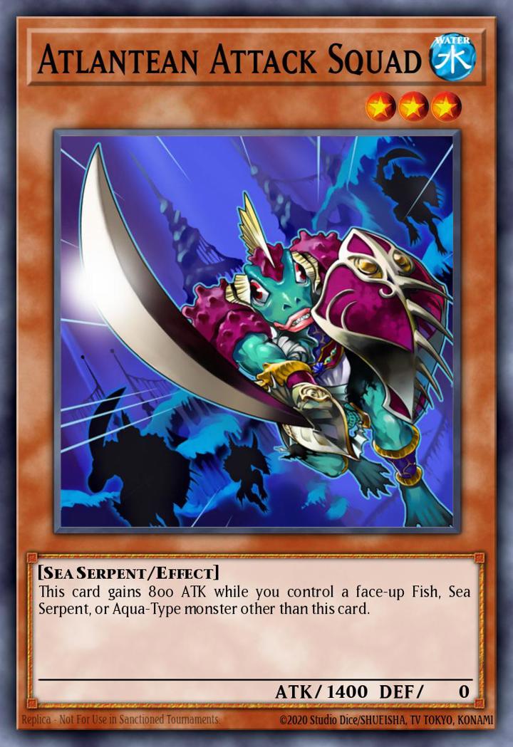 Atlantean Attack Squad Single: Yu-Gi-Oh! Structure Deck: Realm of the Sea Emperor Einzelkarte