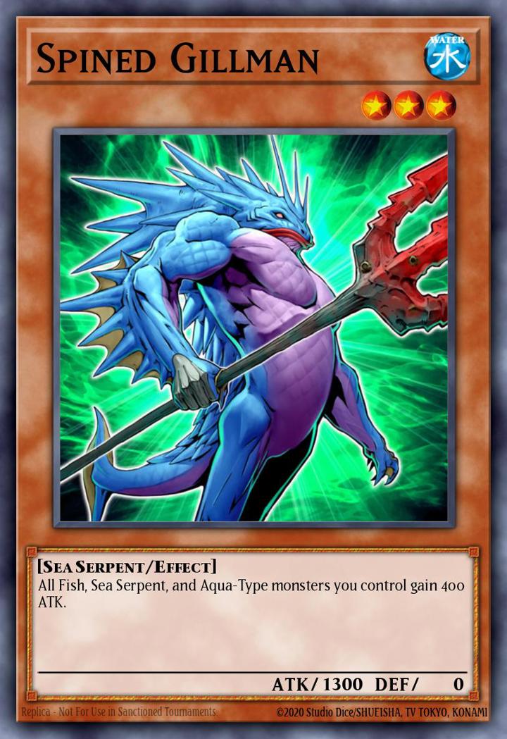 Spined Gillman Single: Yu-Gi-Oh! Structure Deck: Realm of the Sea Emperor Einzelkarte