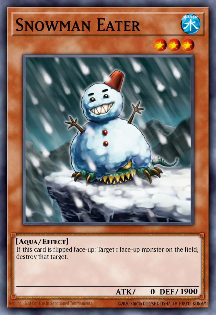 Snowman Eater Single: Yu-Gi-Oh! Structure Deck: Realm of the Sea Emperor Einzelkarte