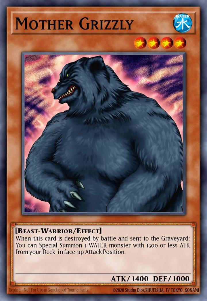 Mother Grizzly Single: Yu-Gi-Oh! Structure Deck: Realm of the Sea Emperor Einzelkarte