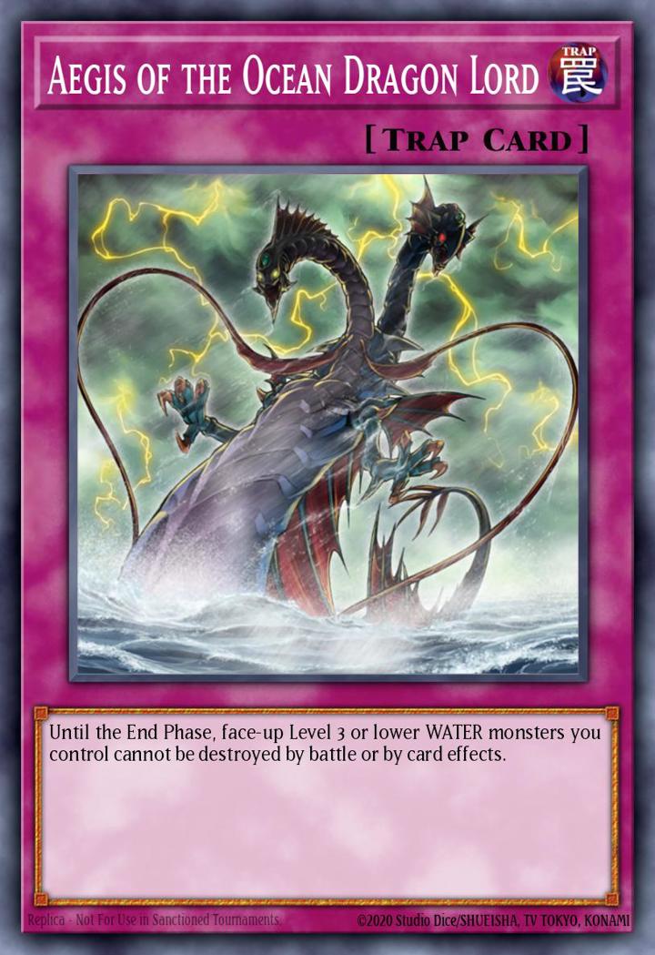 Aegis of the Ocean Dragon Lord Single: Yu-Gi-Oh! Structure Deck: Realm of the Sea Emperor Einzelkarte