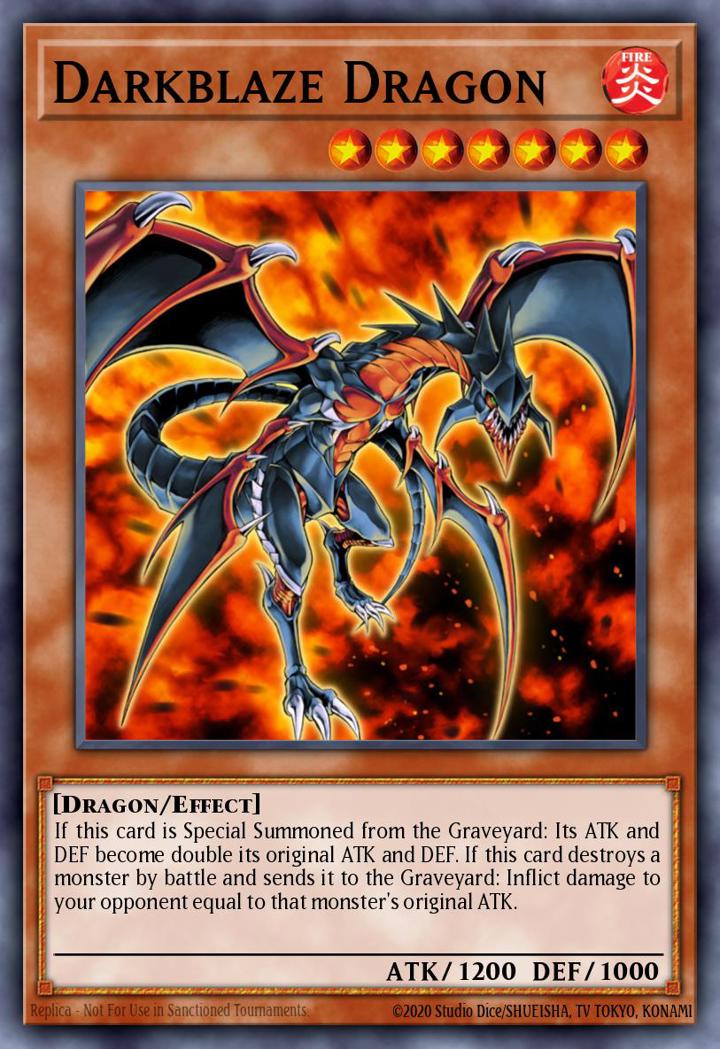 Darkblaze Dragon Single: Yu-Gi-Oh! Structure Deck: Rise of the Dragon Lords Einzelkarte